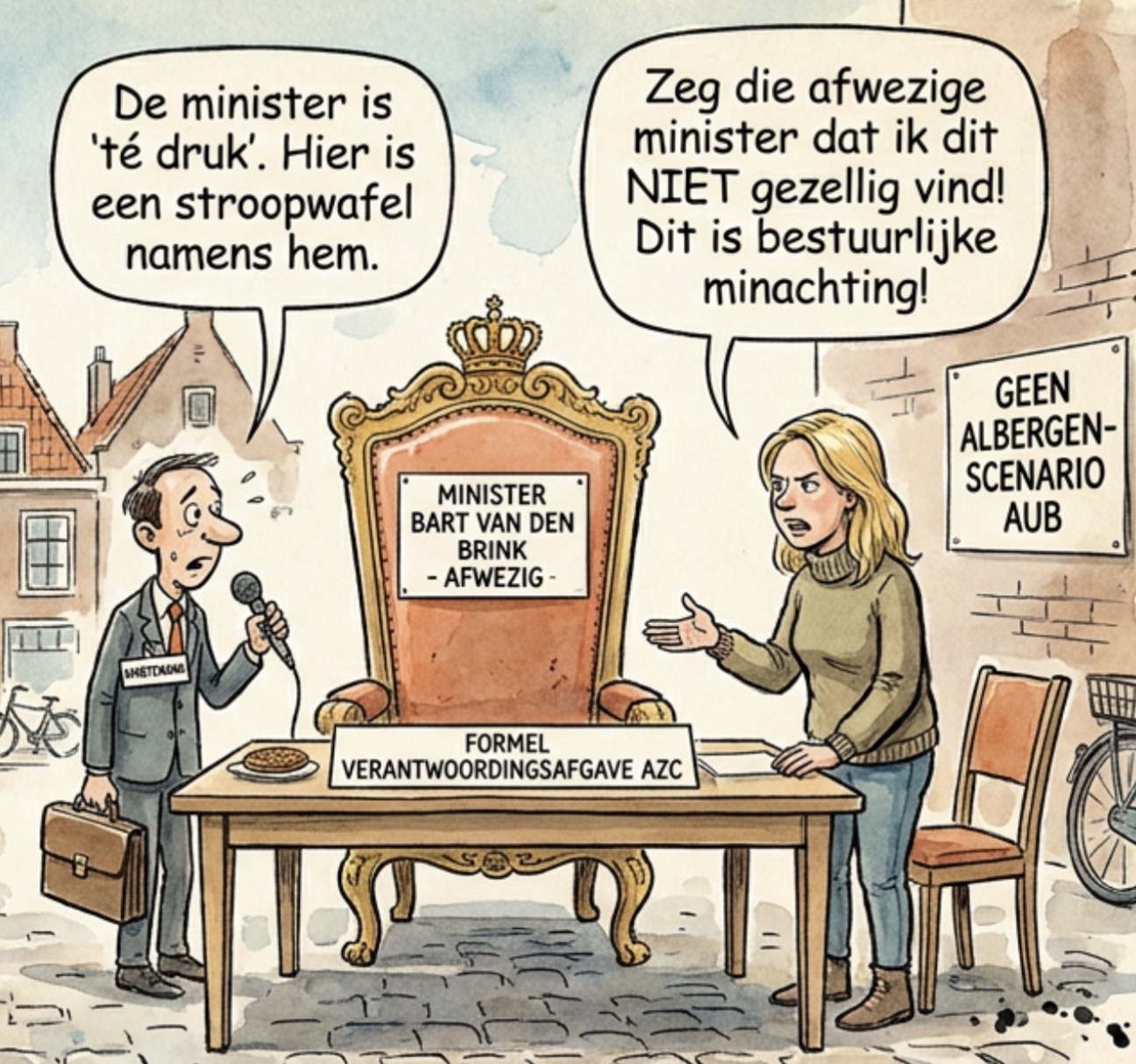 Beeld bij DE HAAGSE DUBBELE MORAAL