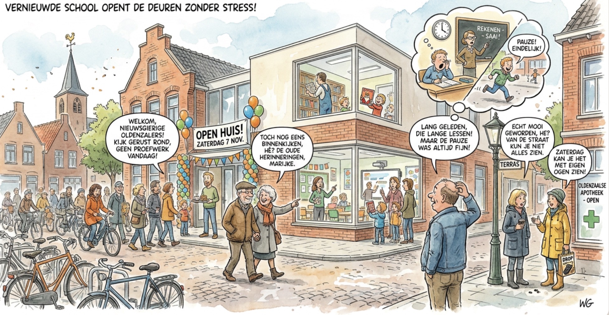 Beeld bij FRANCISCUSSCHOOL ZET DE DEUR OPEN VOOR NIEUWSGIERIG OLDENZAAL