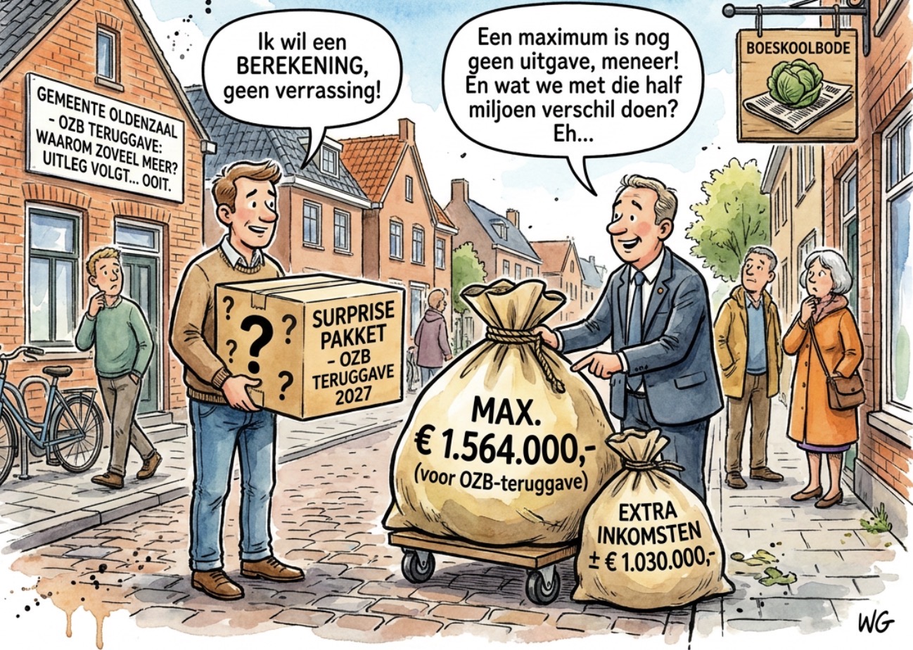 Beeld bij OZB TERUG, MAAR WAAROM ZOVEEL?