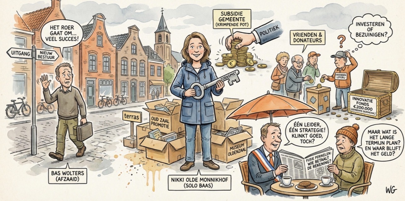 Beeld bij ÉÉN BAAS, MAAR WIE VULT DE SCHATKIST ?