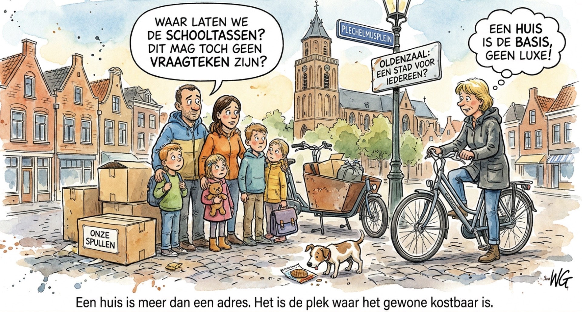 Beeld bij EEN THUIS HOORT GEEN VRAAGTEKEN TE ZIJN