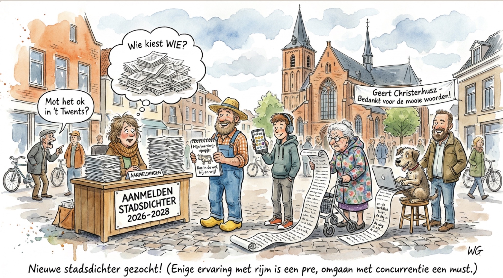 Beeld bij EEN DICHTER VOOR DE ZIEL VAN DE STAD