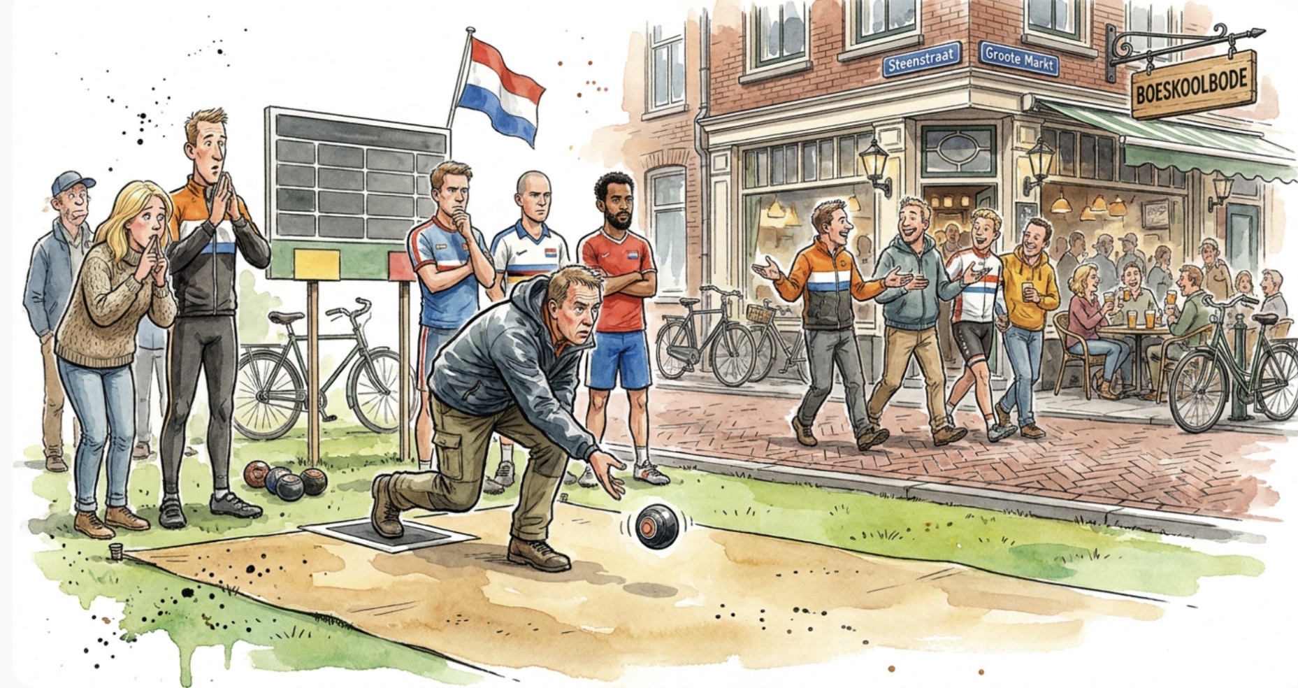 Beeld bij ROLLEN OVER DE MAT BIJ BOWLS OLDENZAAL