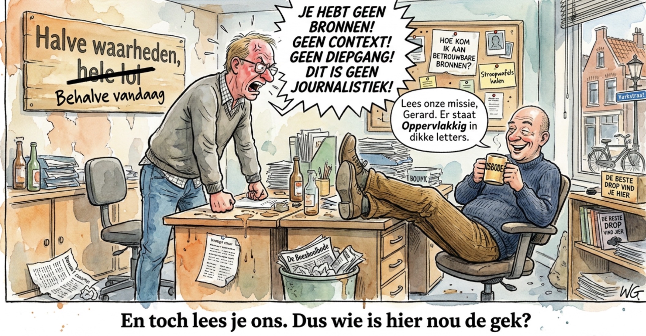 Beeld bij OEI, OEI, OEI, EEN GEPENSIONEERDE JOURNALISTIEKE KRITIEK