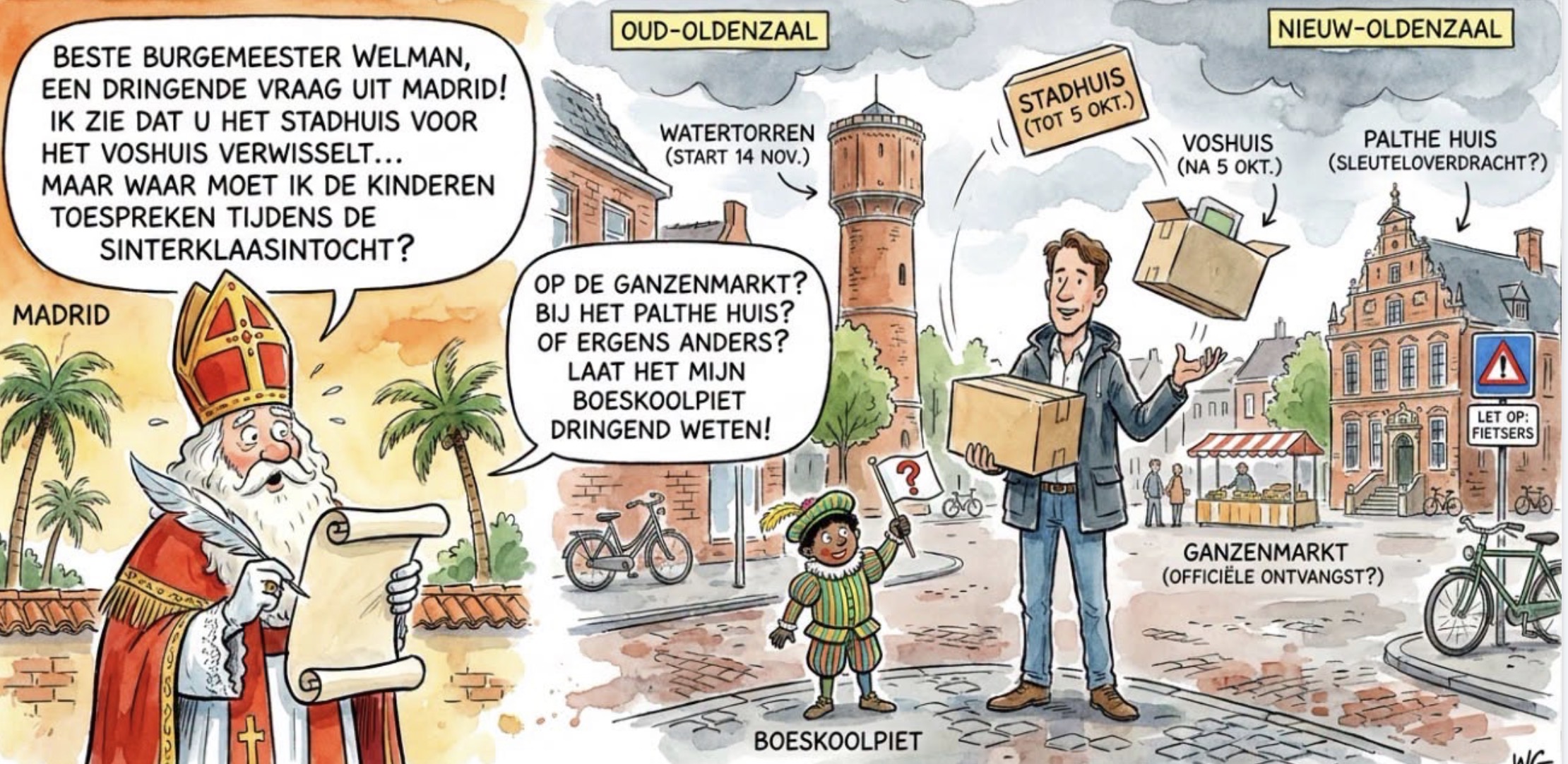 Beeld bij DE SINT MAILT: WAAR SPREEK IK DE KINDEREN TOE ?