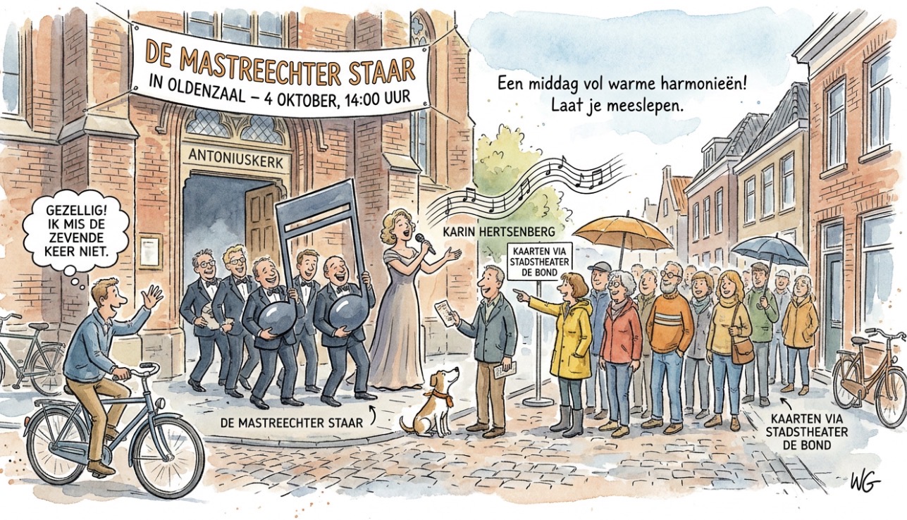 Beeld bij DIT MAG JE NIET MISSEN: DE MASTREECHTER STAAR IN OLDENZAAL