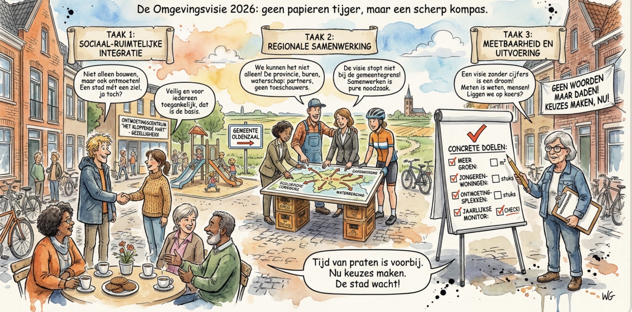 Beeld bij DRIE OPGAVEN, ÉÉN KANS