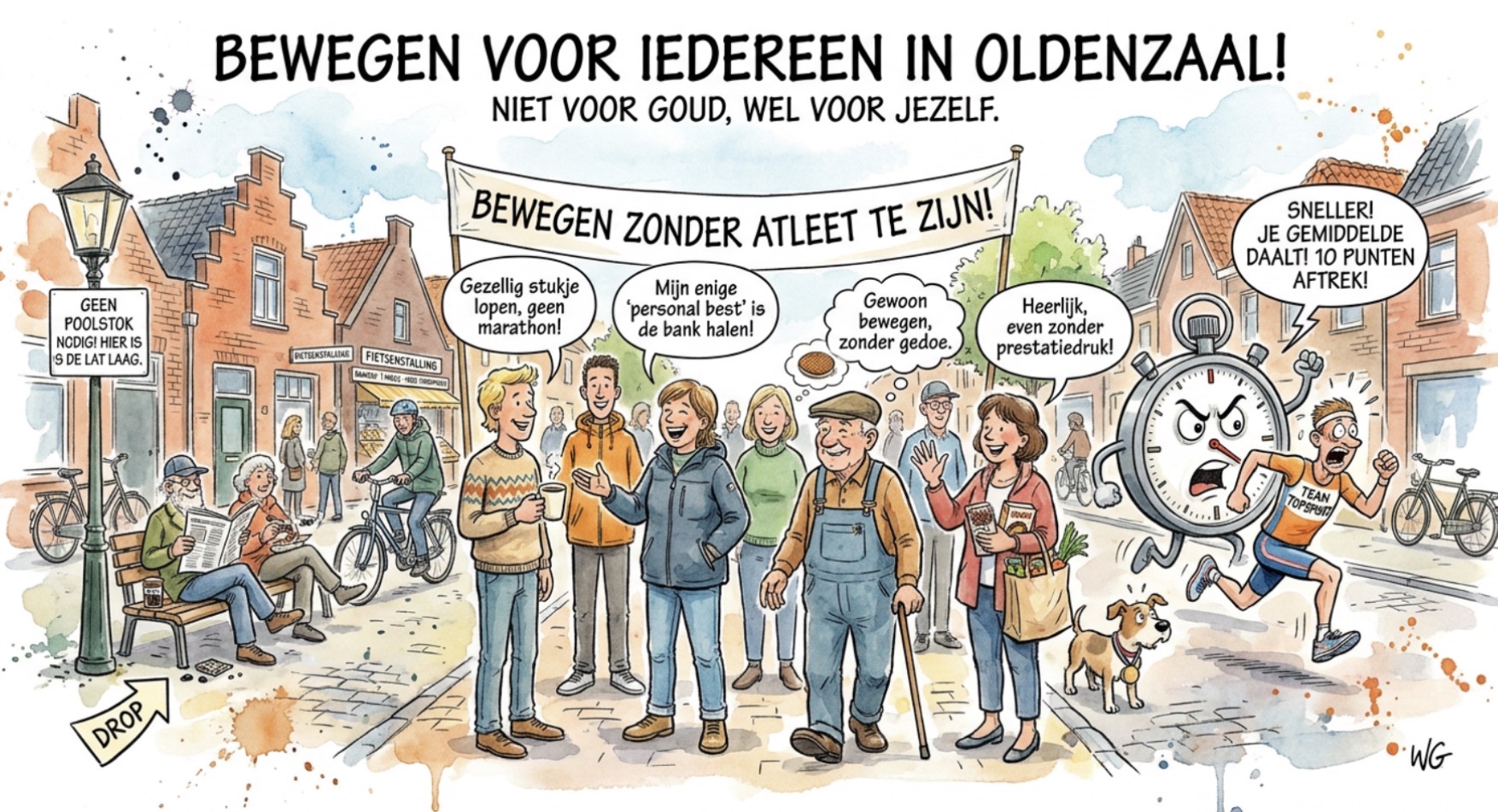 Beeld bij BEWEGEN IN OLDENZAAL, ZONDER EERST KAMPIOEN TE WORDEN