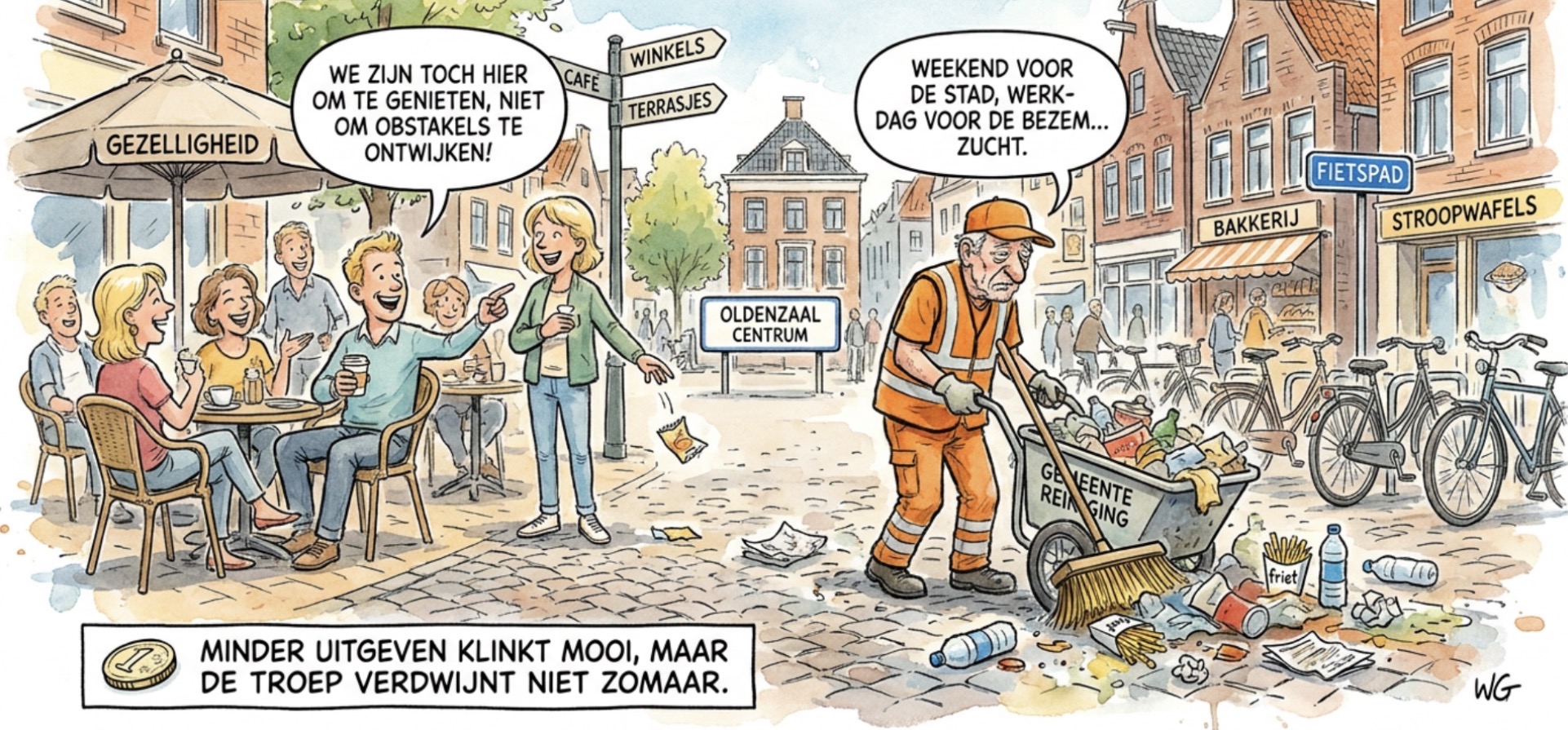 Beeld bij WEEKEND VOOR DE STAD, WERKDAG VOOR DE BEZEM