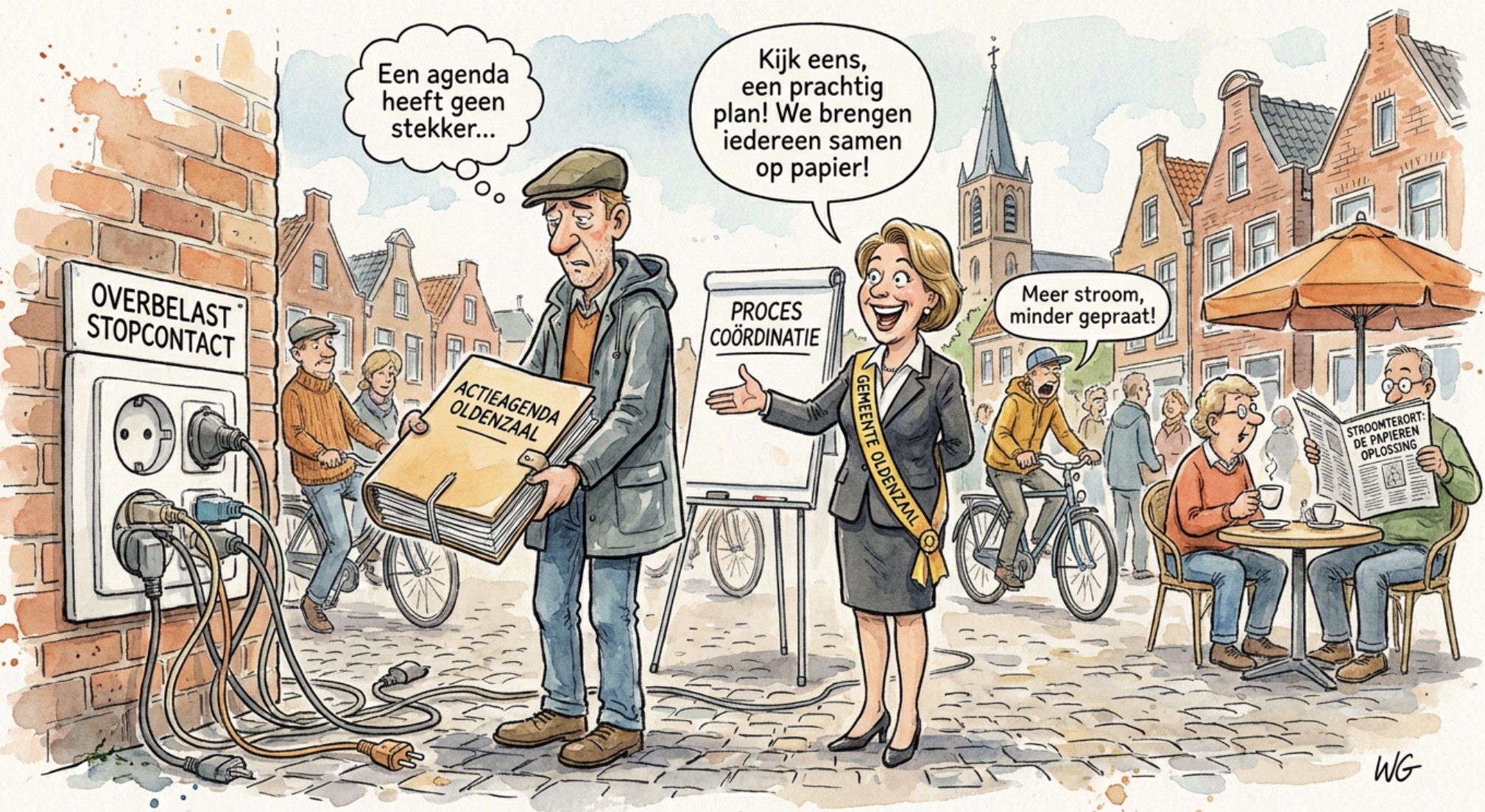 Beeld bij OOK STROOM HEEFT NIET ALTIJD PLEK IN OLDENZAAL