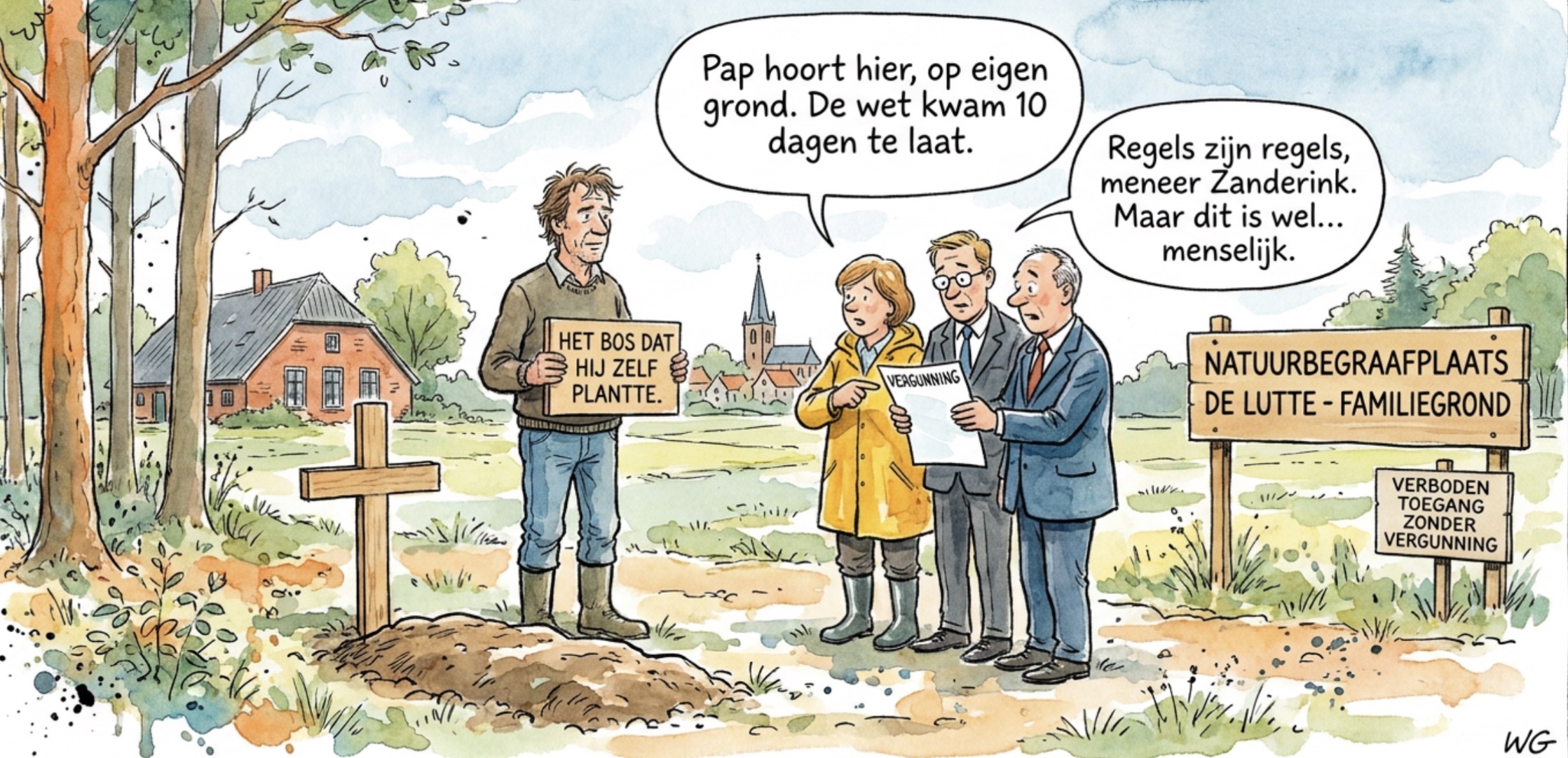 Beeld bij EEN LAATSTE RUSTPLAATS OP OALE GROOND