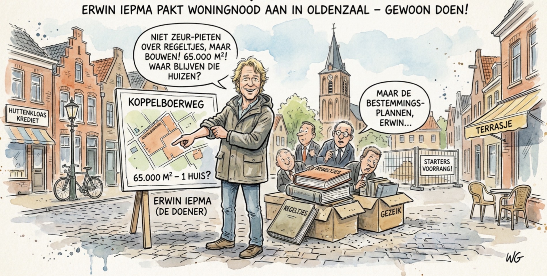 Beeld bij NIET KLAGEN, MAAR OPLOSSEN