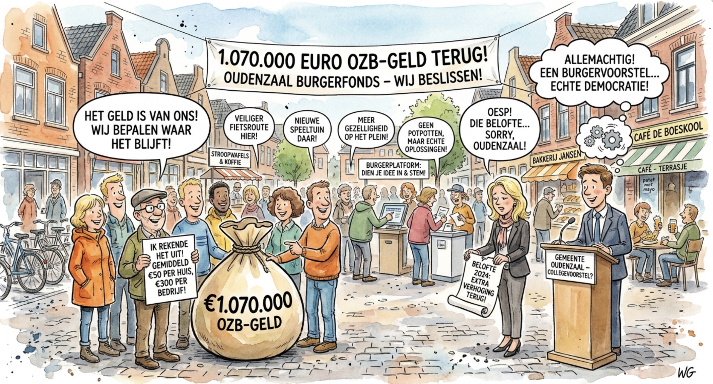 Beeld bij EEN MILJOEN TERUG - EN DAN ? LAAT DE BURGERS BEPALEN.