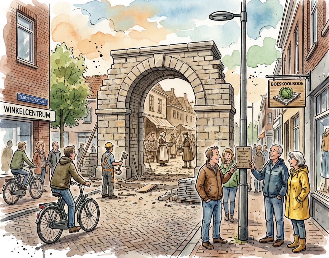 Beeld bij DEURNINGERPOORT TERUG? DAT OPENT DE DEUR NAAR VROEGER