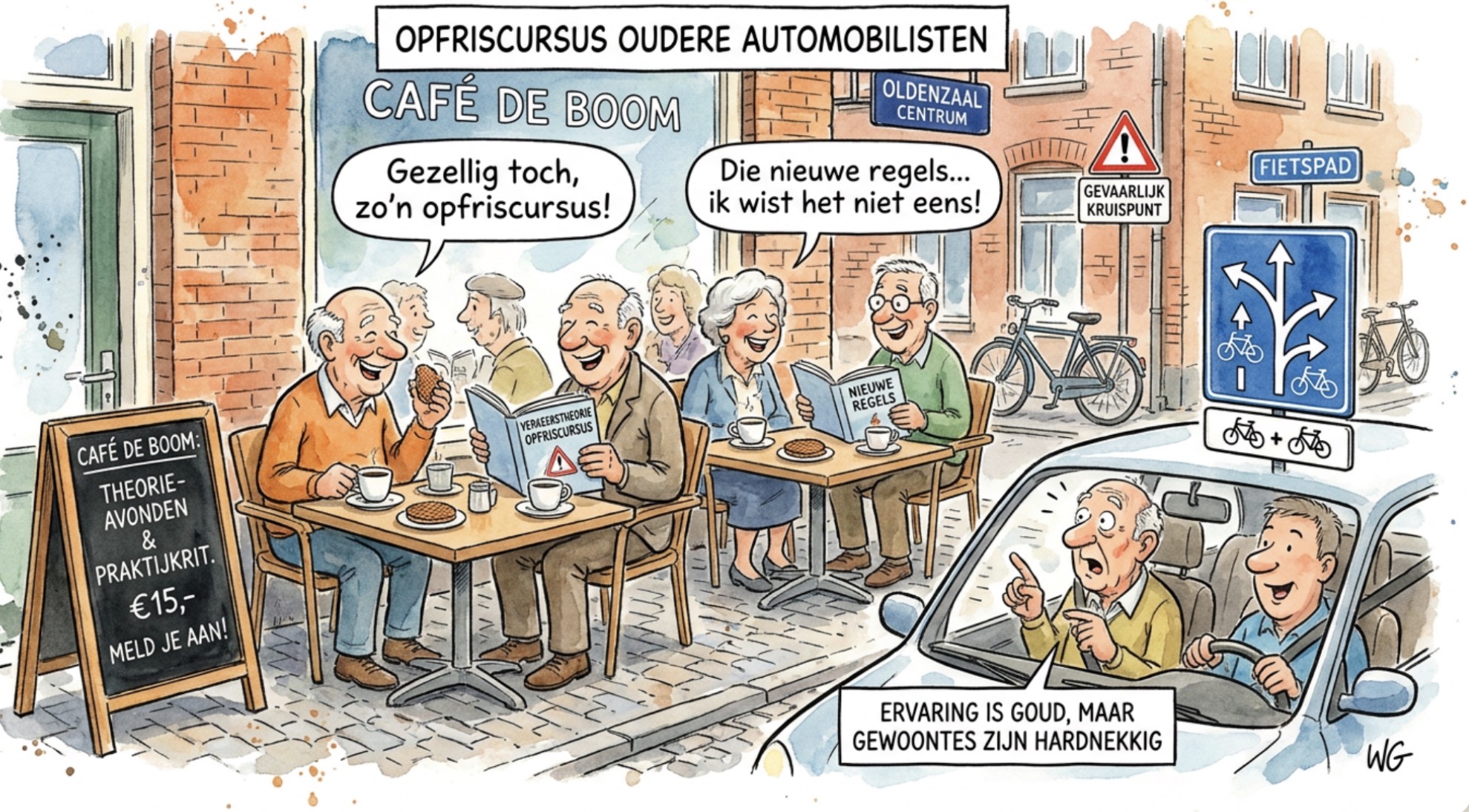 Beeld bij RIJDEN MET EEN SCHONE LEI