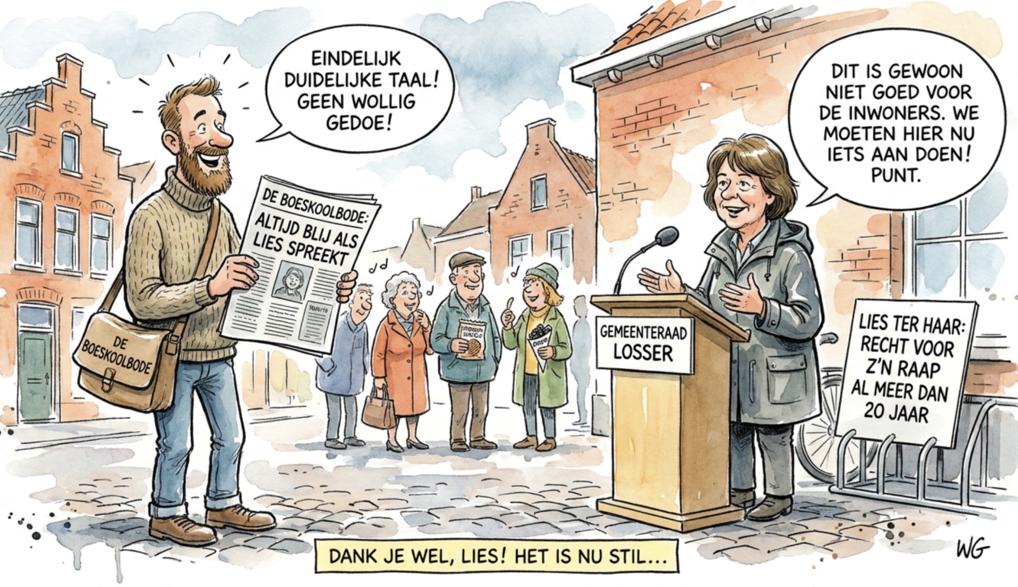 Beeld bij ALTIJD BLIJ ALS LIES HET WOORD VOERDE