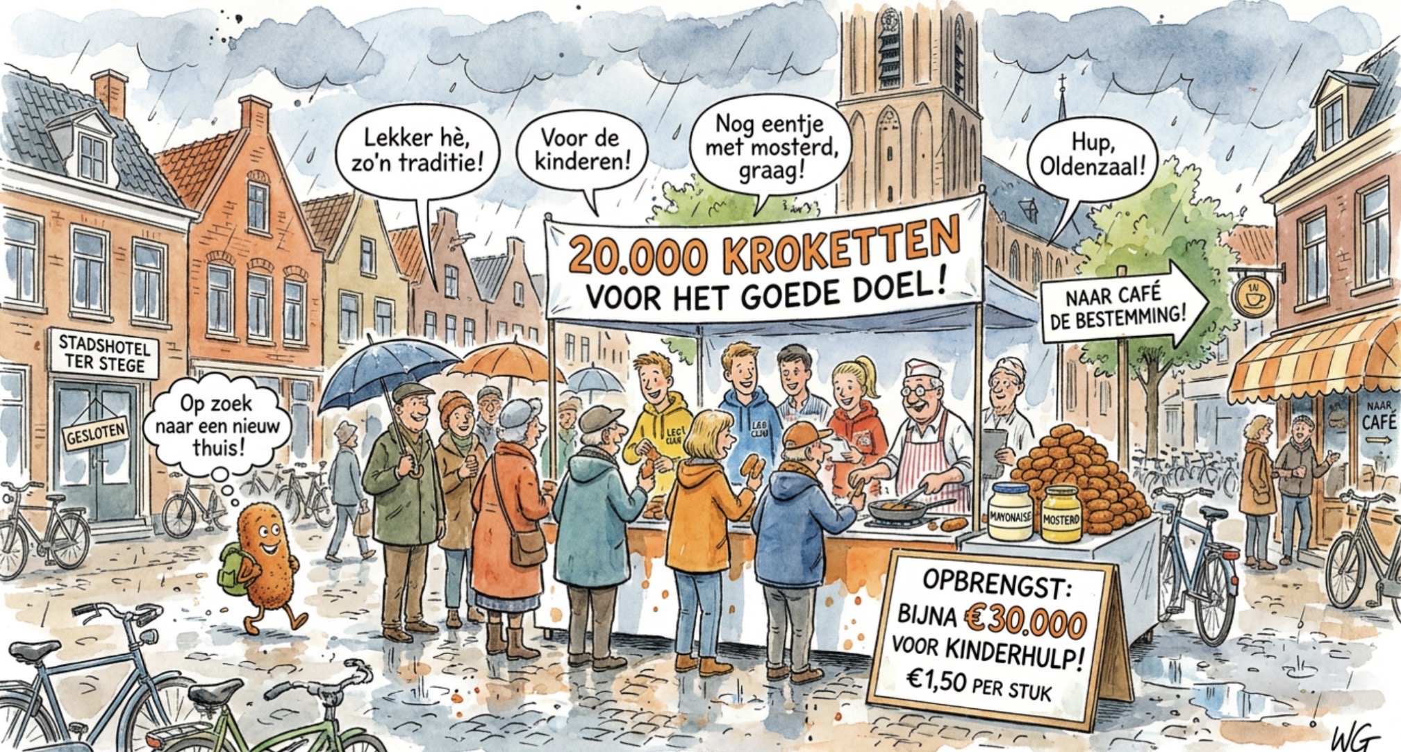 Beeld bij 20.000 KROKETTEN VOOR EEN GOED DOEL