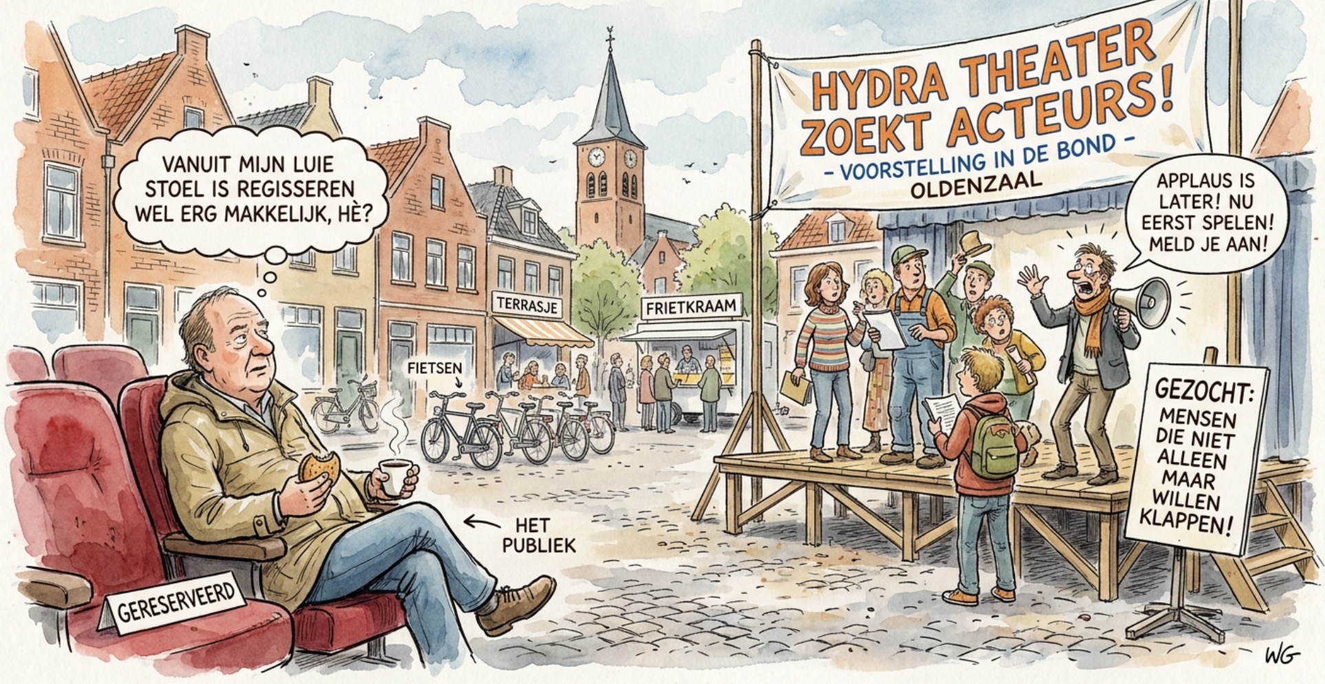 Beeld bij DE BOND ZOEKT GEEN APPLAUS, MAAR SPELERS