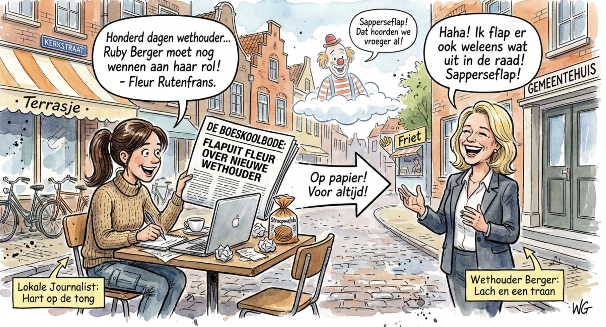 Beeld bij FLEUR FLAPT HET ER OOK ZOMAAR UIT