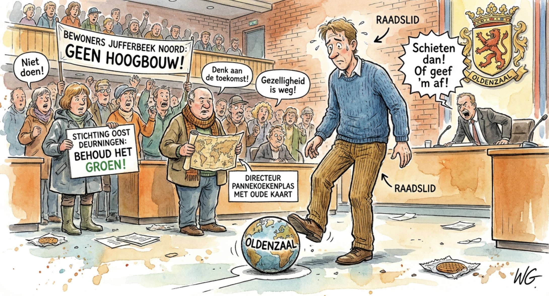 Beeld bij DE BAL LIGT OP DE STIP