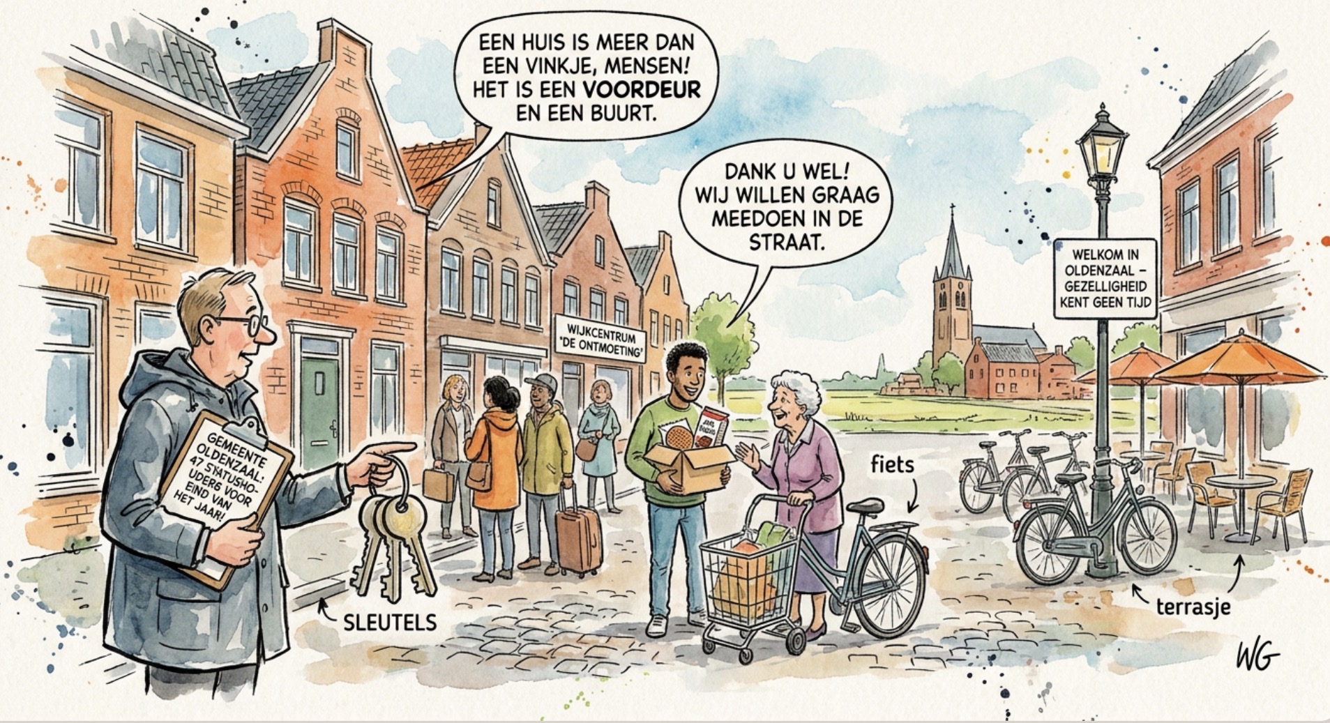 Beeld bij OLDENZAAL STAAT VOOR WOONOPGAVE: 47 STATUSHOUDERS