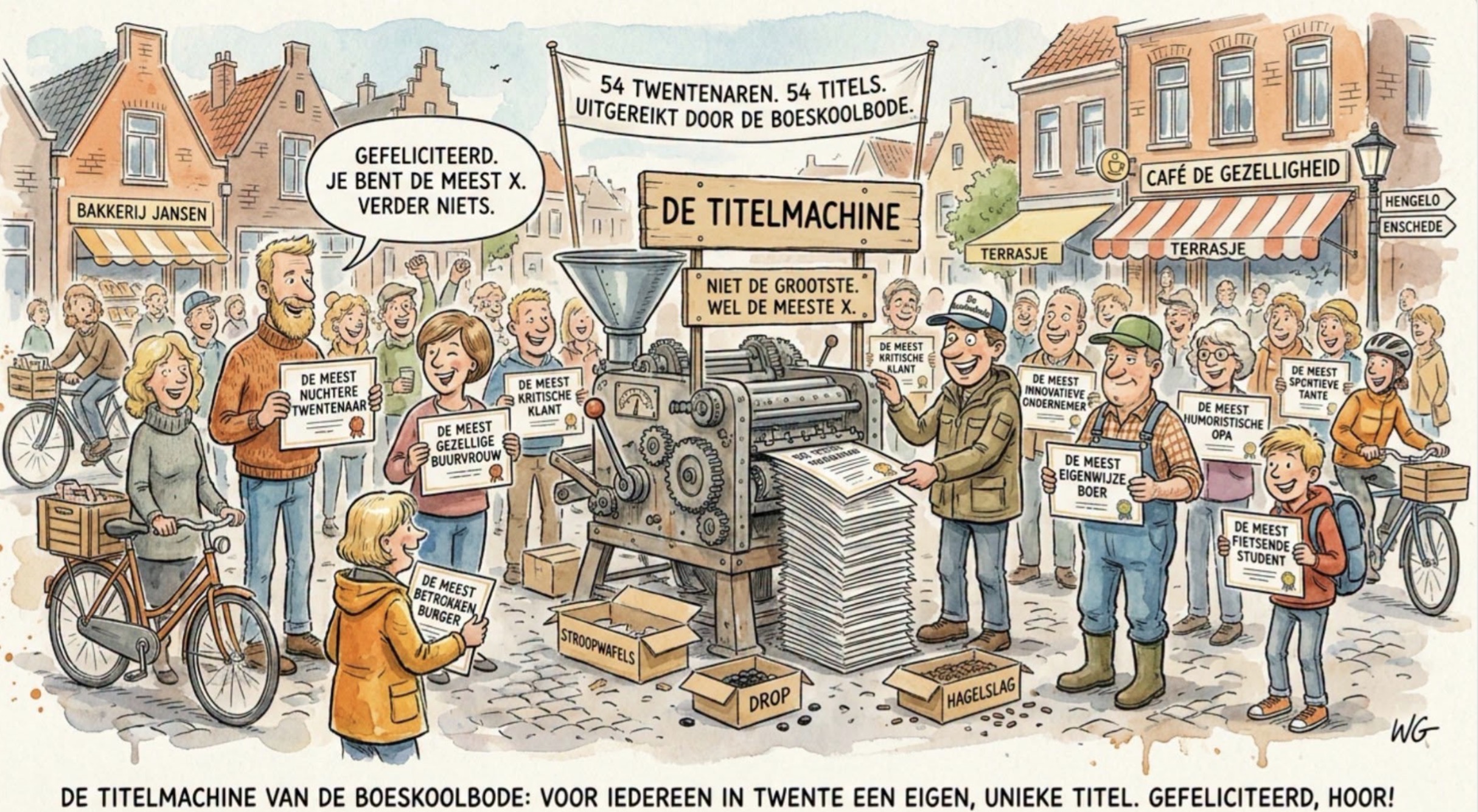 Beeld bij NIEMAND DE GROOTSTE, IEDEREEN DE MEESTE