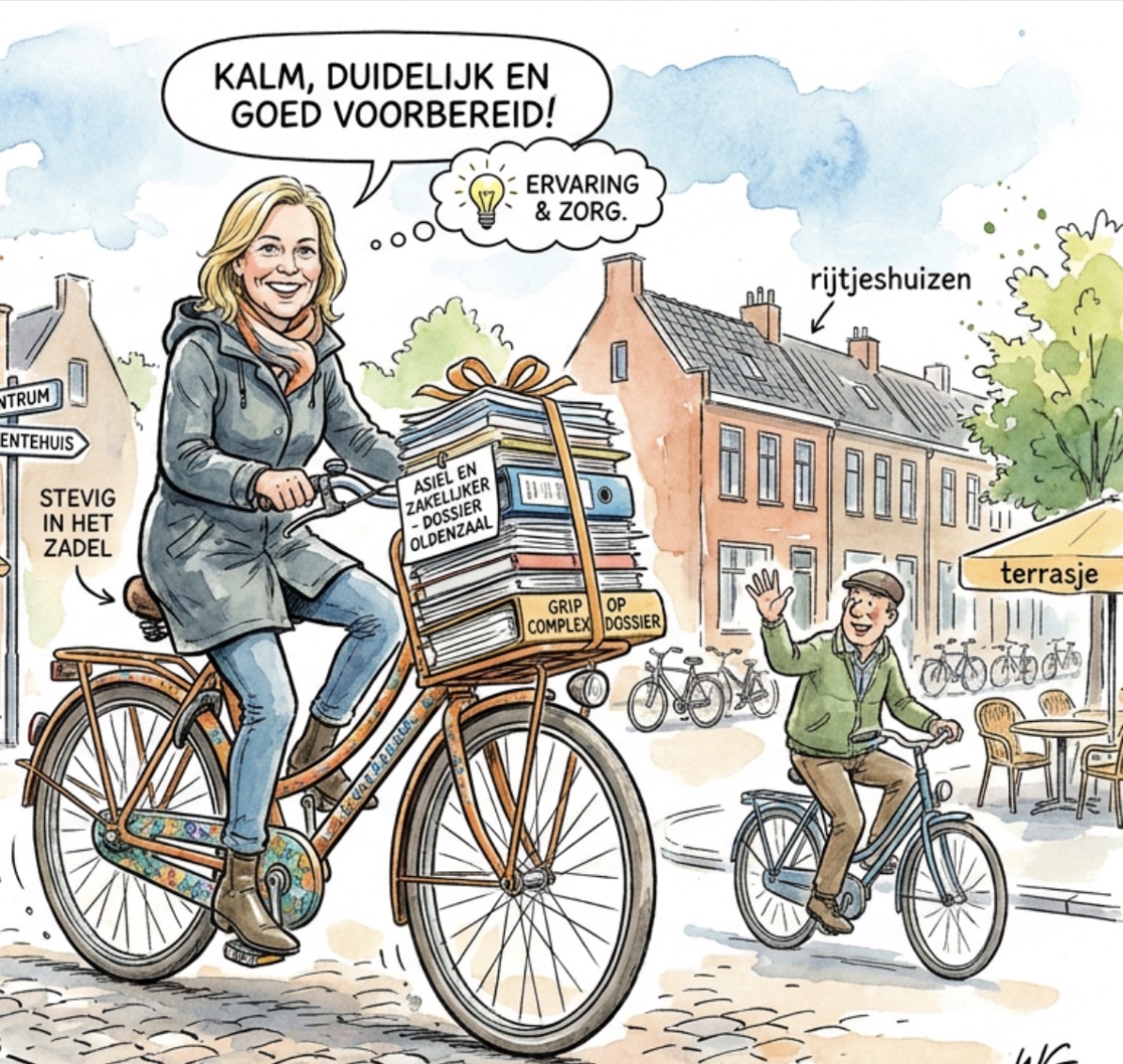 Beeld bij BERGER ZIT STEVIG IN HET ZADEL
