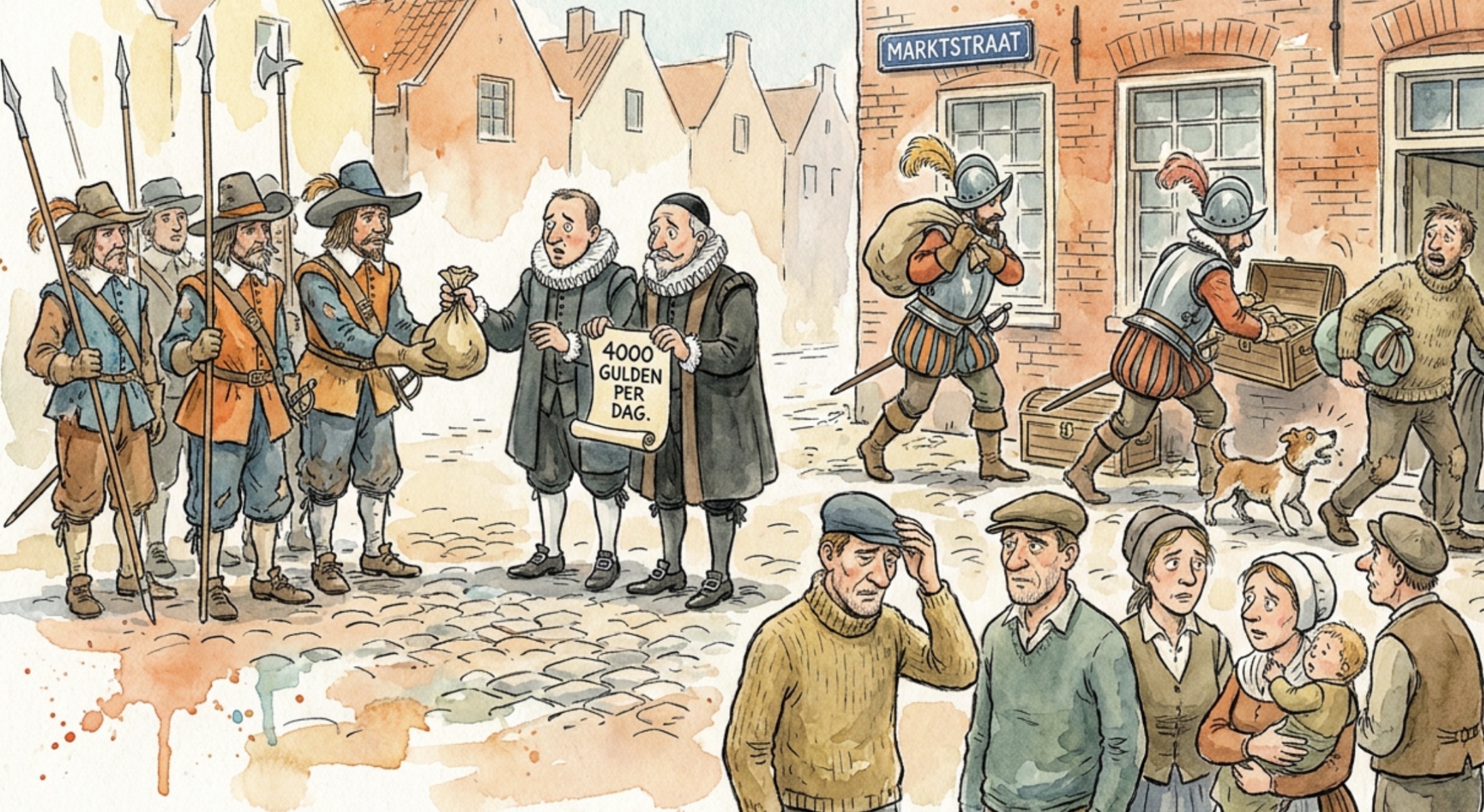 Beeld bij SPANJAARDEN, STAATSEN EN STADSBESTUURDERS
