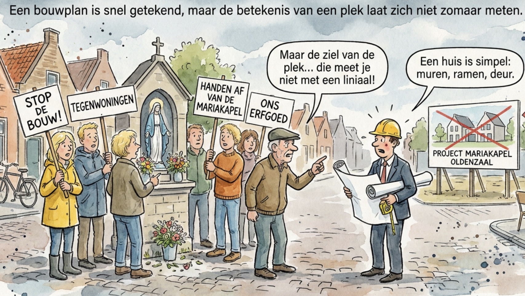 Beeld bij EEN PLEK MET BETEKENIS, EEN PLAN MET BEZWAREN
