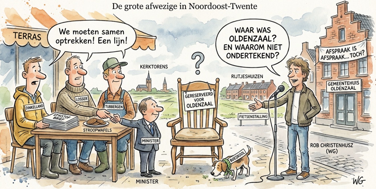 Beeld bij OLDENZAAL STOND AAN DE KANT — EN DAT IS VEELZEGGEND