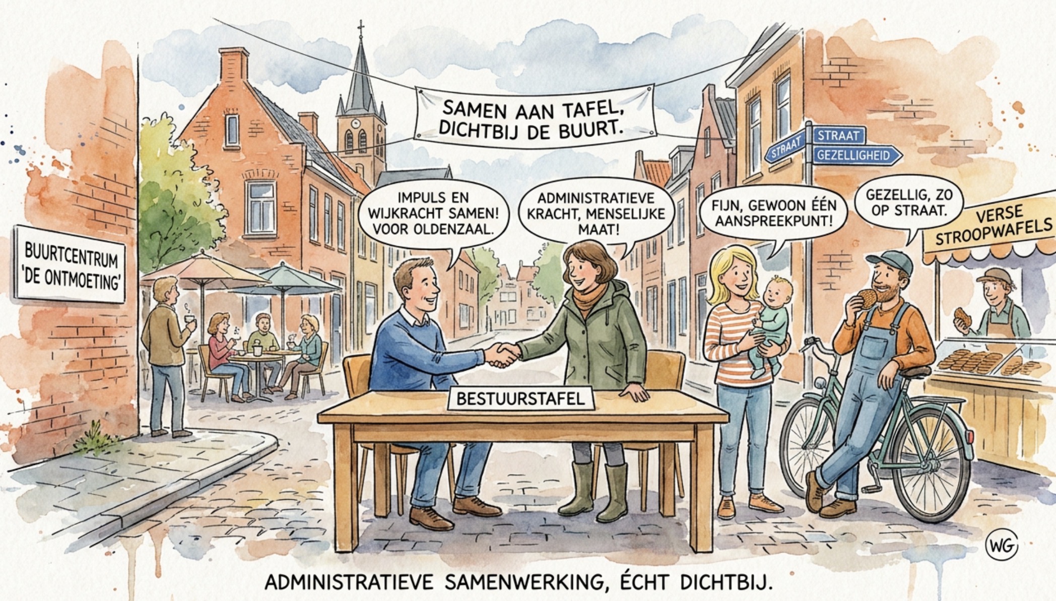 Beeld bij SAMEN AAN DE BESTUURSTAFEL, DICHTBIJ OP STRAAT
