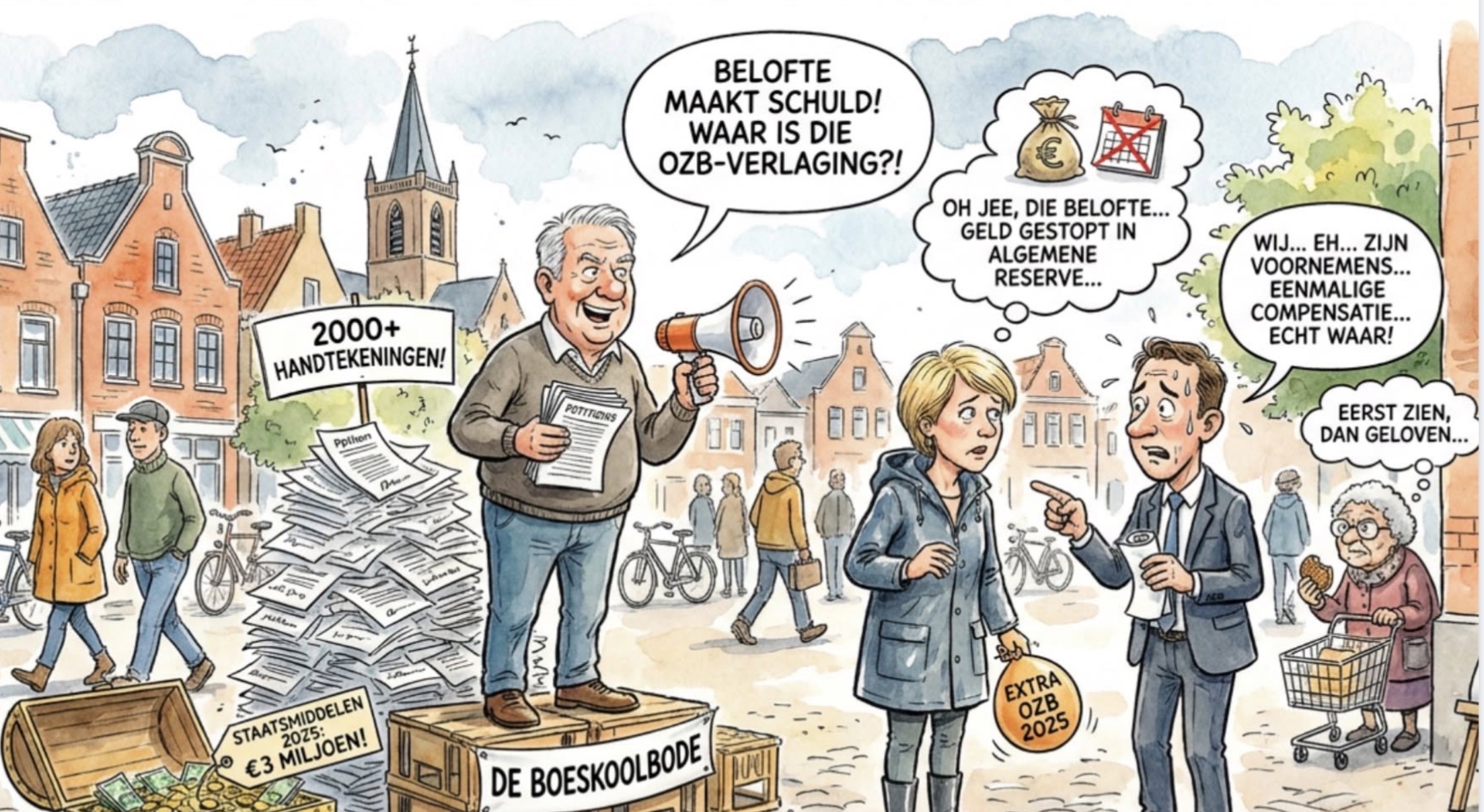 Beeld bij BELOFTE MAAKT SCHULD - RUIM 1 MILJOEN OZB TERUG