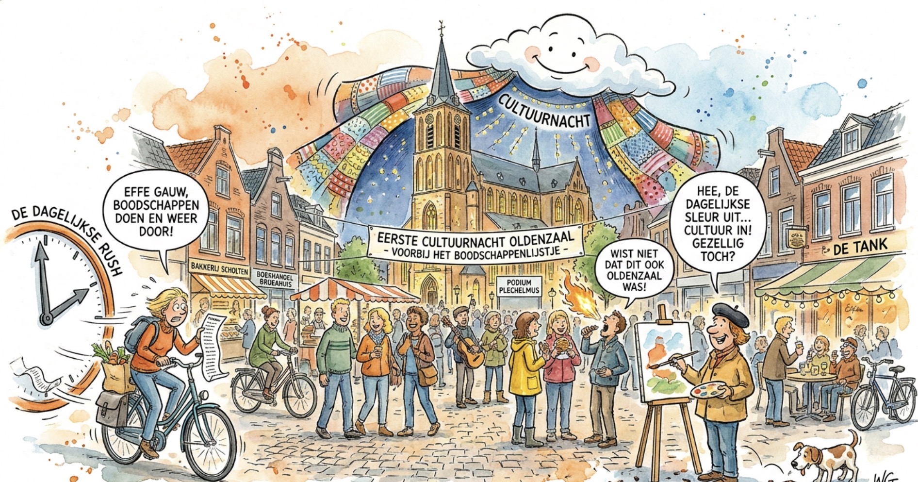 Beeld bij OLDENZAAL TREKT EEN AVONDJAS AAN